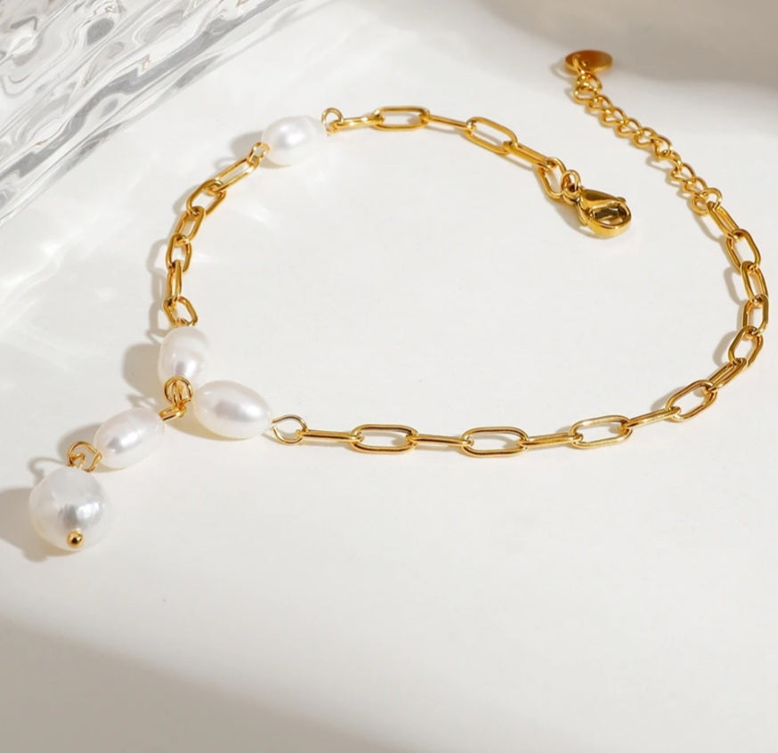 Chaîne de cheville Perles